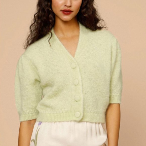Rouje Sweaters - Rouje NONO Cardigan (green) (size 34) (NwoT)